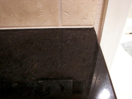 Chipped Granite Repaired After