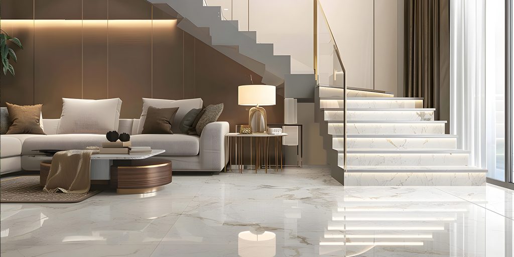 Polished Marble Floor