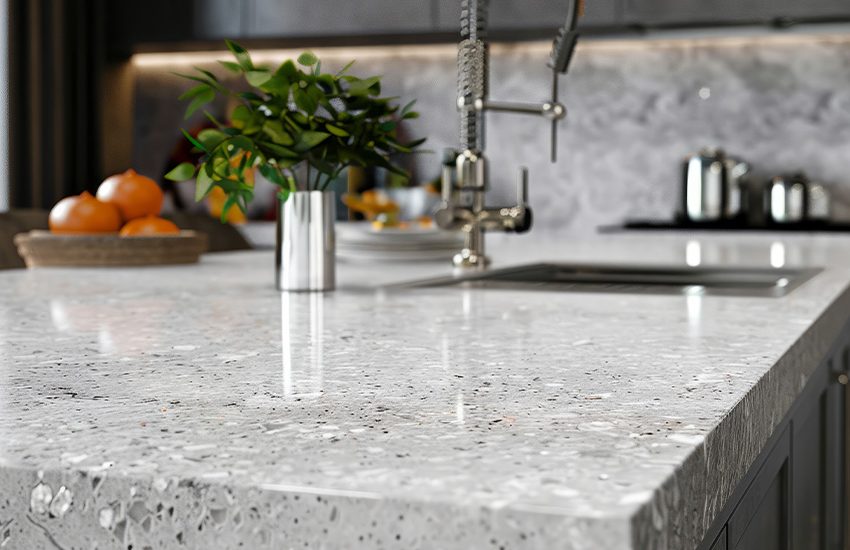 Quartz surface countertop