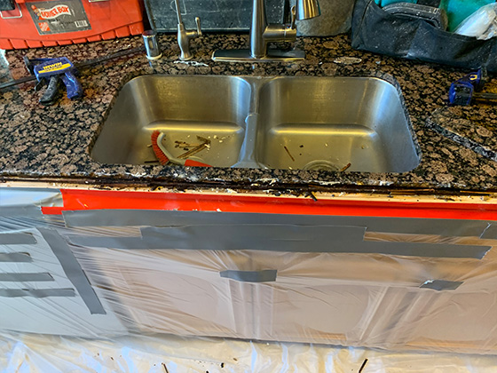 Granite Countertop Crack Repair